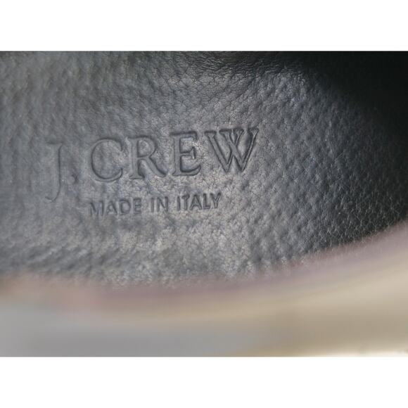 J Crew Made In ITALY Mens 10.5 - Brown Leather‎ Derby Heavy Dress Shoes